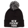 New Fuckin' York Beanie - with/without Pom (Cotton)