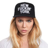 New Fuckin' York Baseballcap Hat - Snapback closure (Cotton)