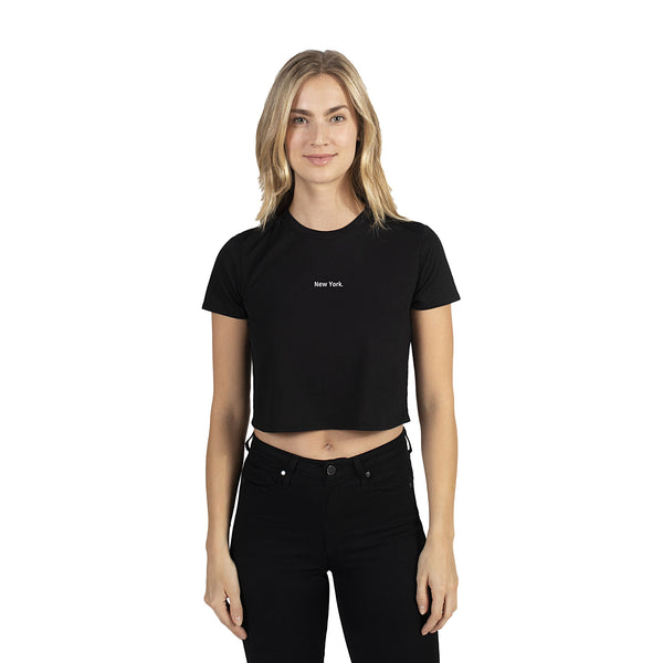 Fashion SANCIA WOMENS THE JONTI CROP TOP in black