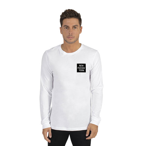 White New Fuckin’ York Long Sleeve T-Shirt