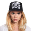 Miami Fuckin' Beach Baseballcap Hat - Snapback closure (Cotton)