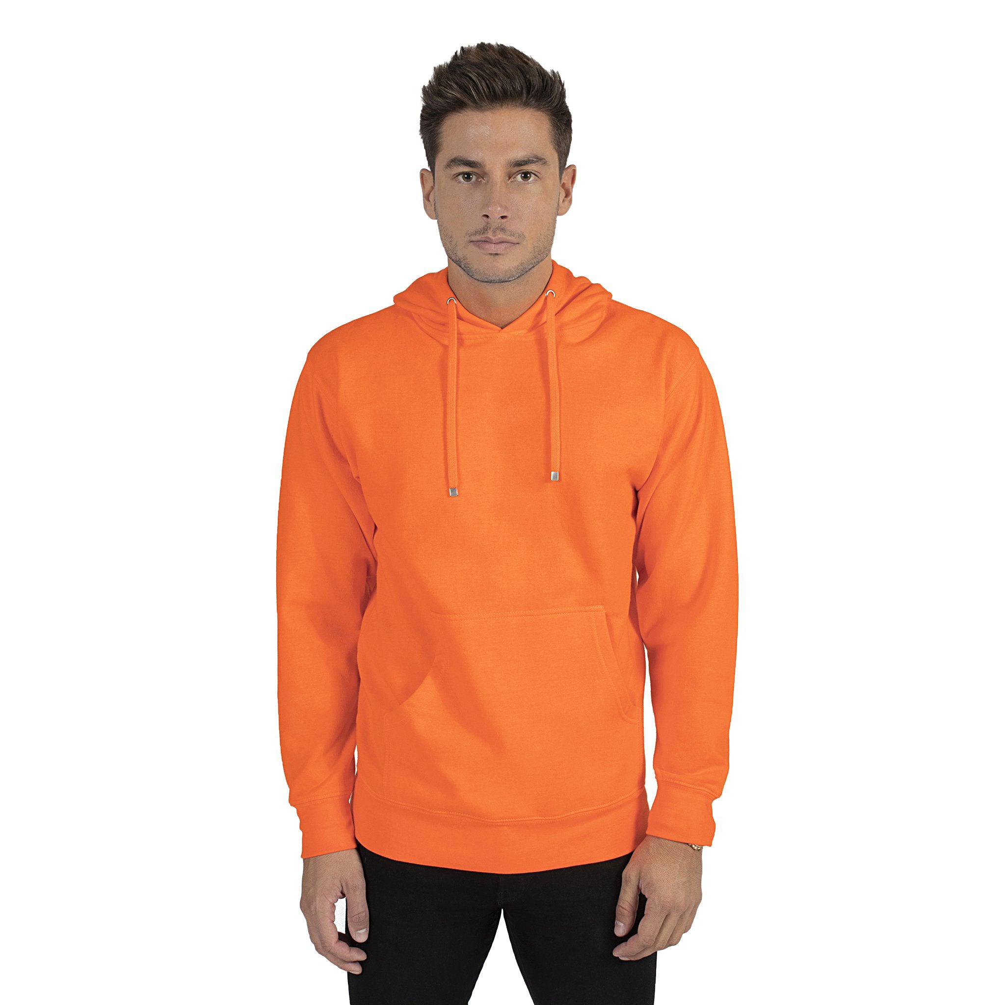 plain orange hoodie